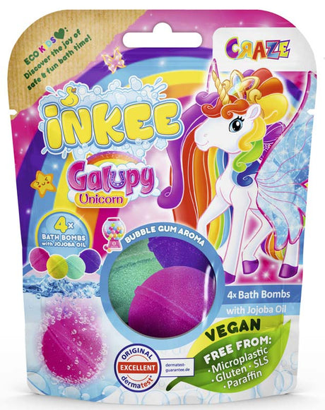 Inkee badebomber Galupy Unicorn