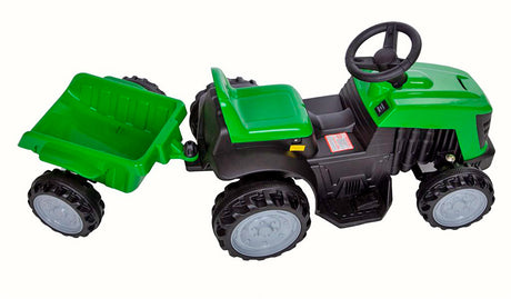 Azeno el traktor 6v med anhænger