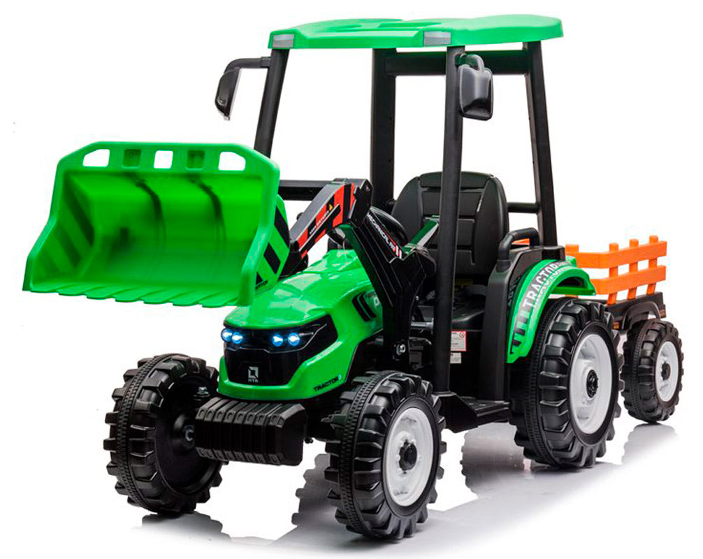 Azeno stor el traktor 24v med anhænger