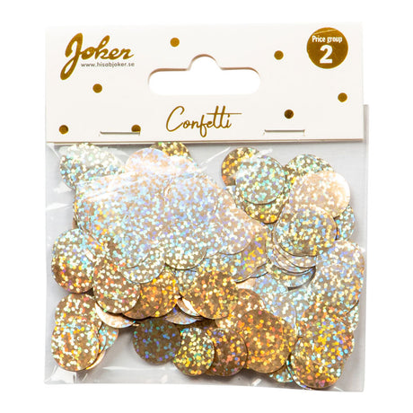 Rosé gold konfetti i plast