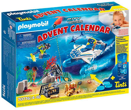 Playmobil julekalender - badesjov med politi