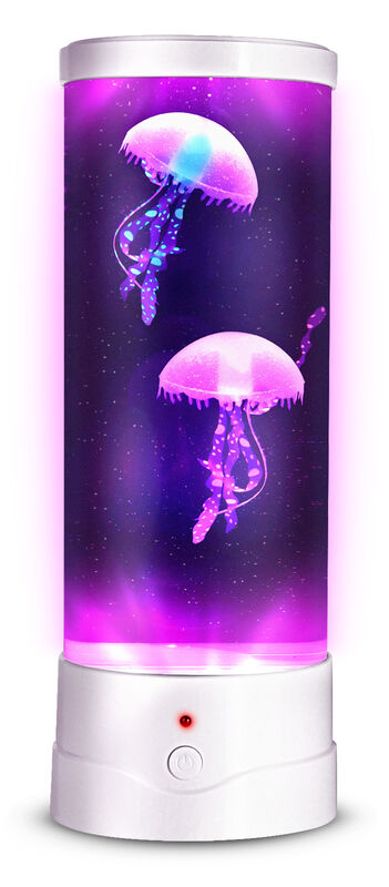 Jellyfish Lampe m/ LED og fjernbetjening – 28,5 cm