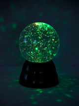 Glitter kugle med flotte farver og lys