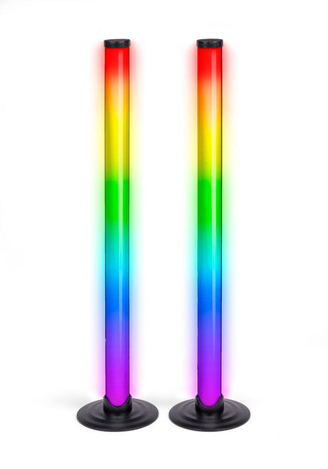 Twin RGB Neon Sticks – 2 LED lysstænger 40 cm