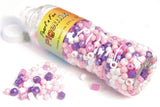 Pige Perlemix 270g med elastiksnor - pastel farver