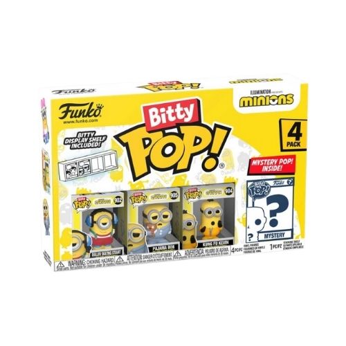 Funko Bitty Pop: Minions - Roller Skating Stuart 4pk