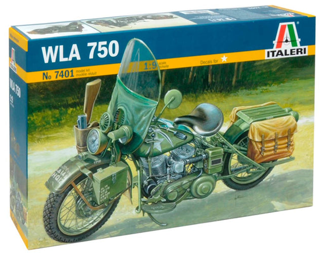 Italeri WLA 750 US WWII motorcykel - 1:9