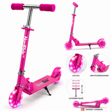 Løbehjul - Nordride med LED - Pink