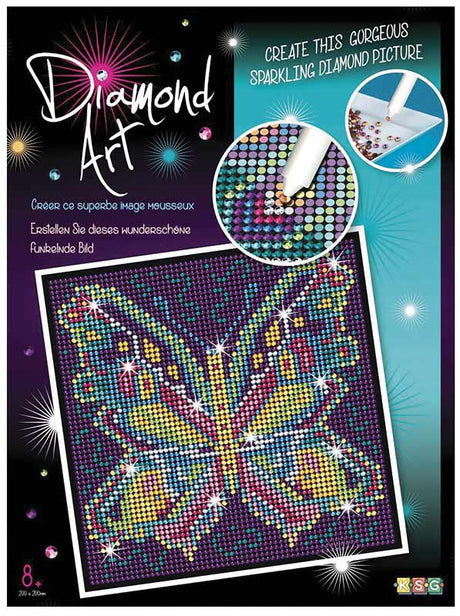 Diamond Art palietter - Sommerfugl