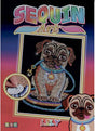 Sequin Art pailletbillede - Hund