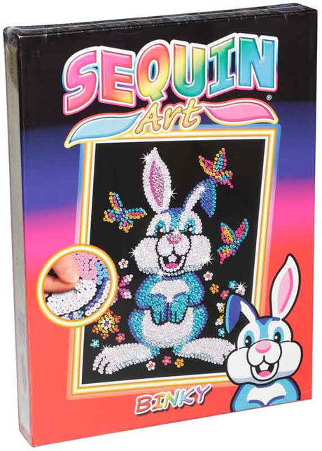 Sequin Art pailletbillede - Kanin