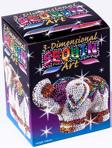 Sequin Art 3D Paillet elefant