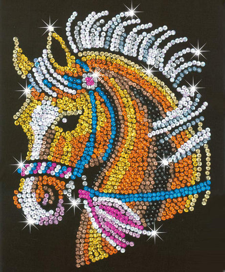 Sequin Art - Hest