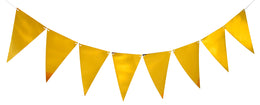 Flagguirlande med guld flag