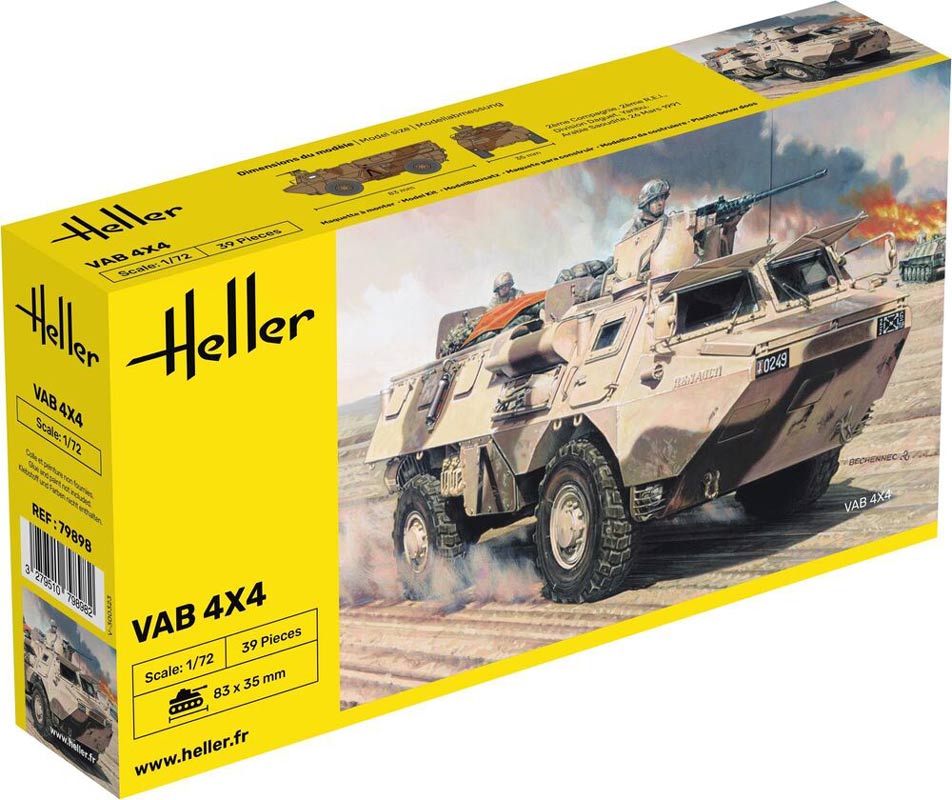 Heller VAB 4x4 armerede persontransport - 1:72
