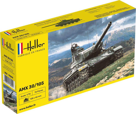 Heller AMX 30/105 kampvogn - 1:72