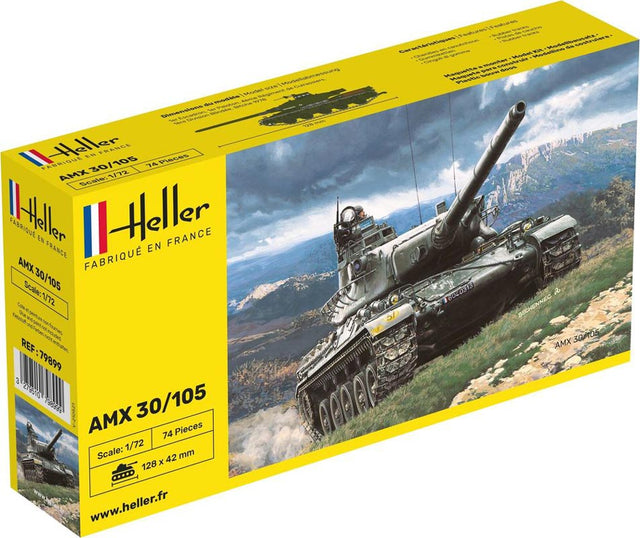 Heller AMX 30/105 kampvogn - 1:72
