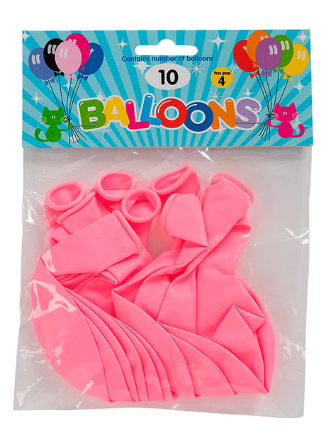 Balloner - 10 stk. pink