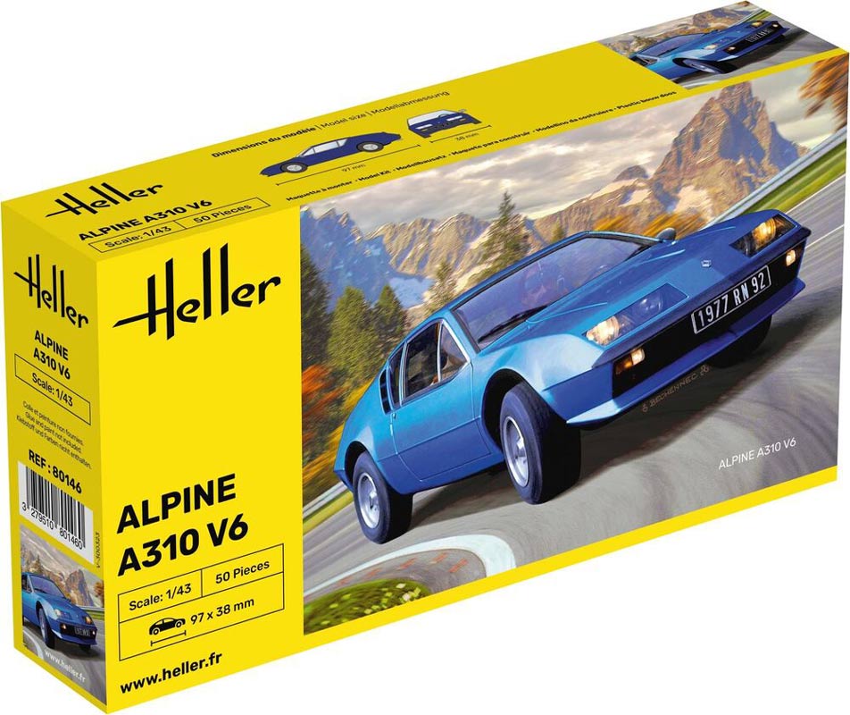 Heller Renault Alpine A310 modelbil - 1:43