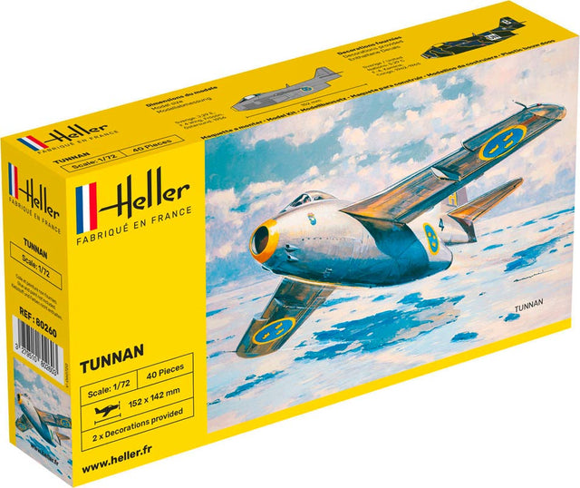 Heller Saab tunnan modelfly - 1:72