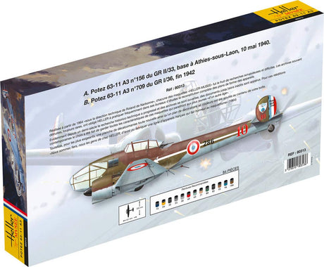 Heller modelfly Potez 63-11 A3 - 1:72