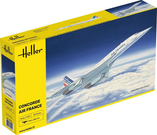 Heller Concorde Air France modelfly - 1:125
