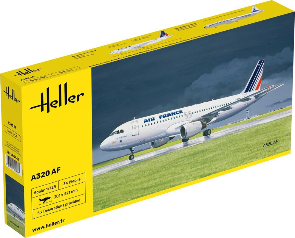 Heller Air France Airbus A320 - 1:125