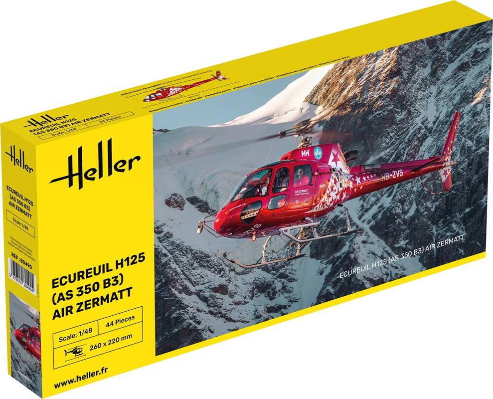 Heller Ecureuil H125 helikopter start kit - 1:48