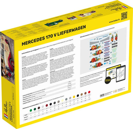 Heller Mercedes 170V lieferwagen 1950 - 1:24