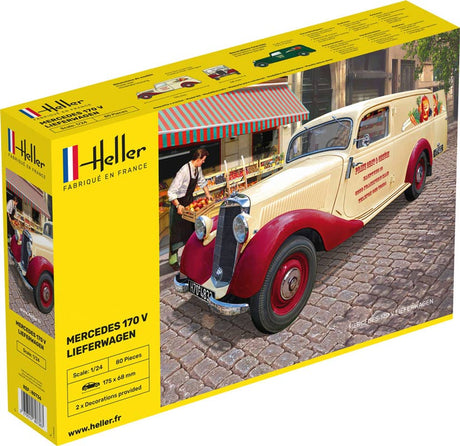Heller Mercedes 170V lieferwagen 1950 - 1:24