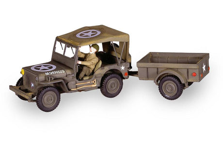 Heller US 1/4 ton truckn'n trailer 1:35 - start kit