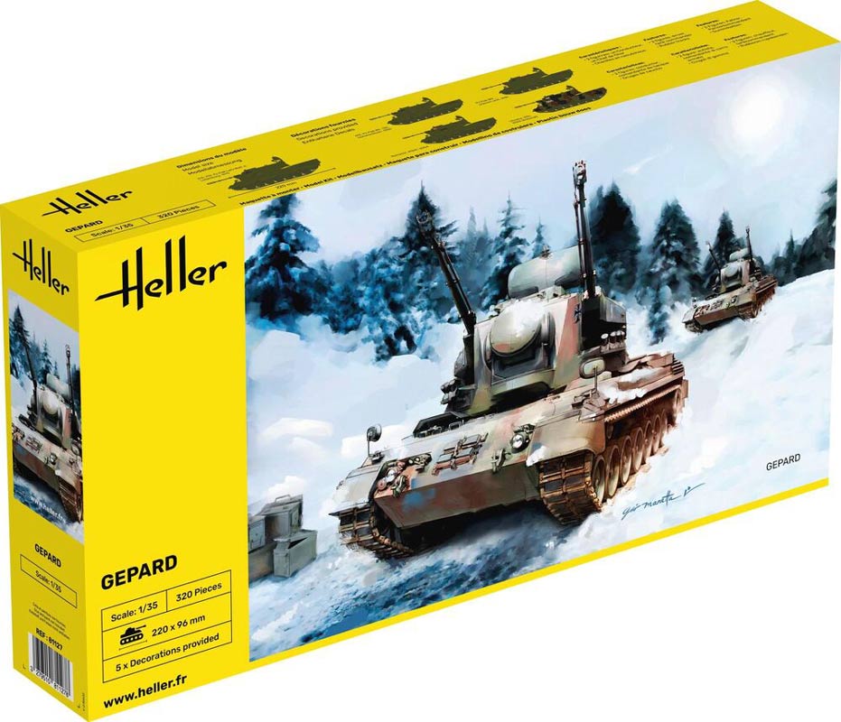 Gepard anti-aircraft kampvogn - 1:35