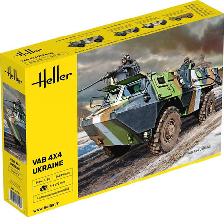 Heller VAB 4x4 Ukraine version kampvogn - 1:35