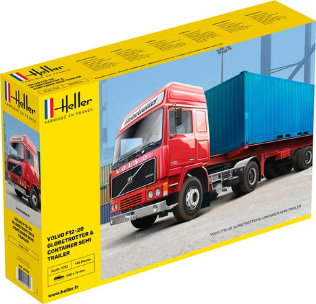 Heller Volvo F12 globetrotter med trailer - Start kit