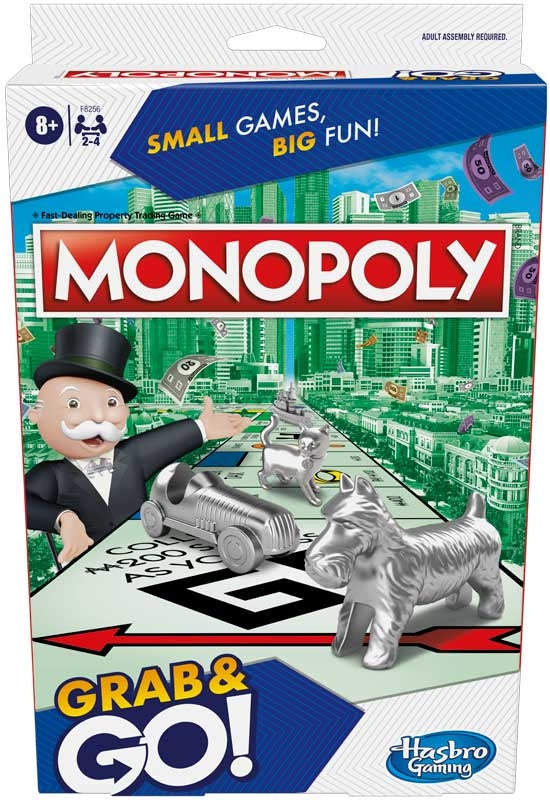 Monopoly Grab & Go rejseudgave