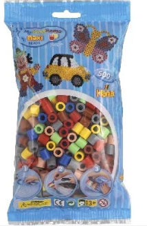 Hama maxi perler 500stk mix 69