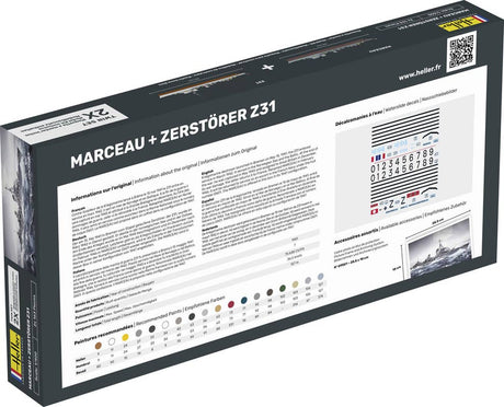 Heller Marceau & Destroyer Z31 twinset - 1:400