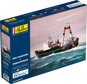 Heller modelskibe Amadour + Bodasteinur Twinset - 1:200