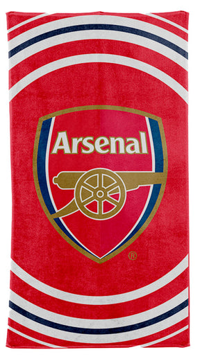 Arsenal badehåndklæde 70 x 140 cm.