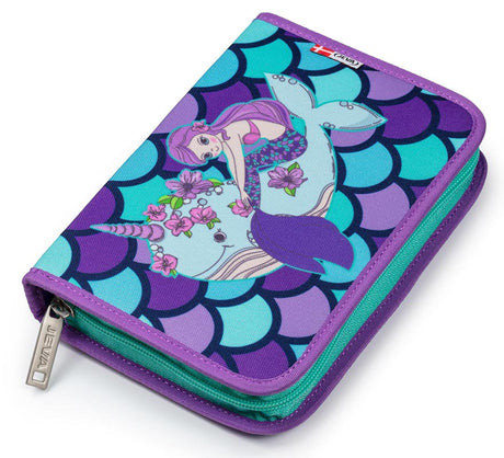 JEVA penalhus med indhold - Rainbow Mermaid ONEZIP