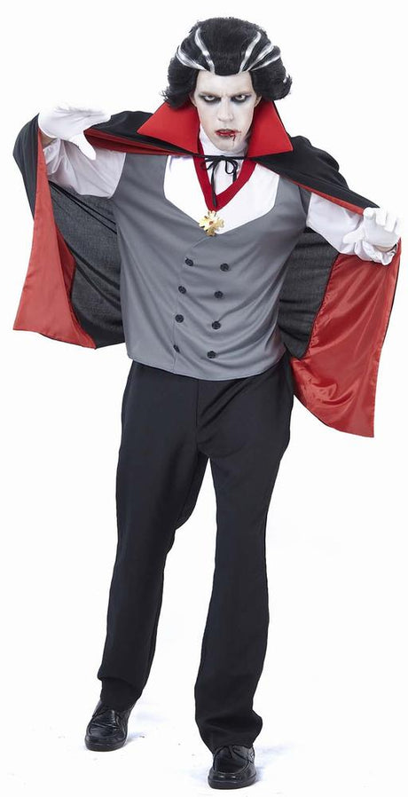 Halloween - Vampyr mand voksen dragt one size