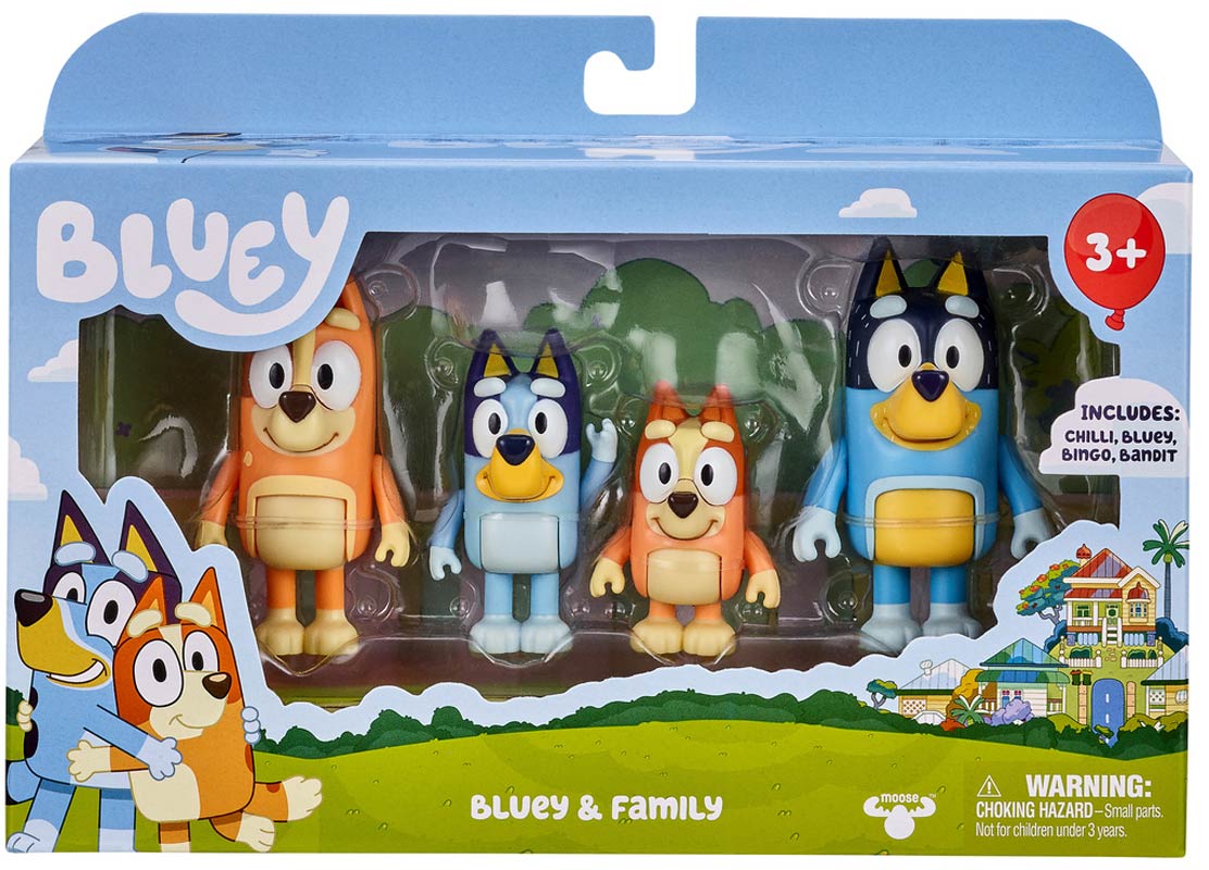 Bluey familie figurpakke