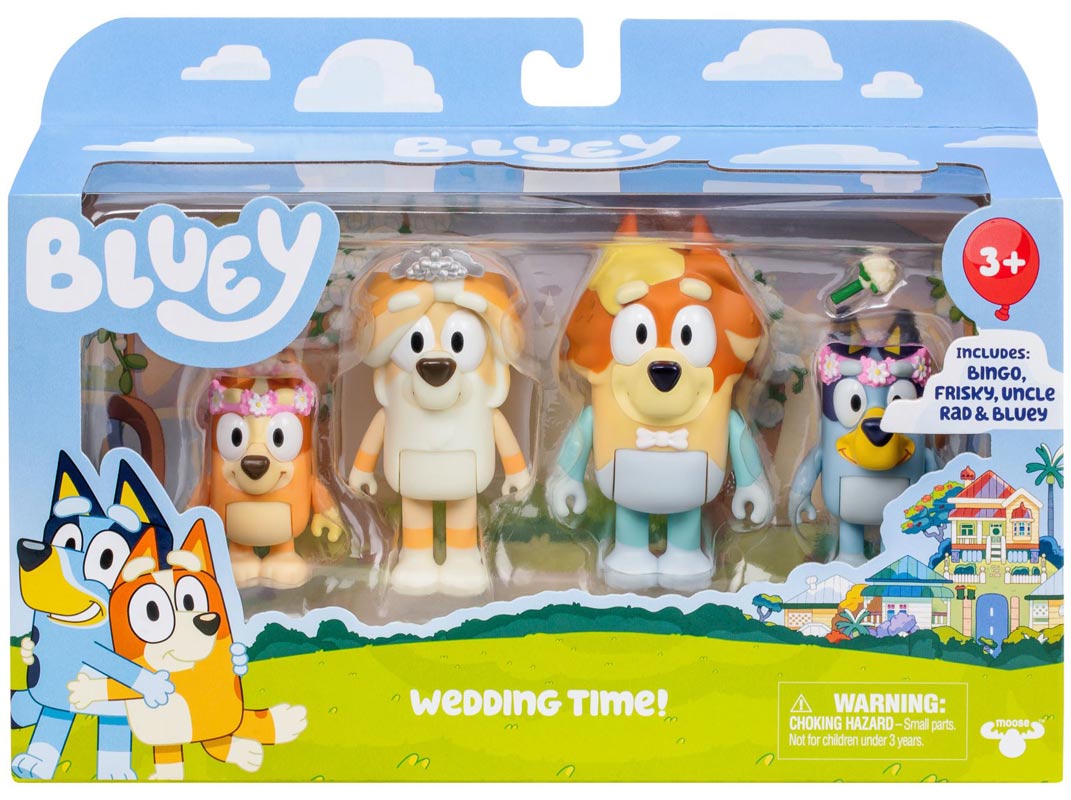 Bluey Bryllup figursæt