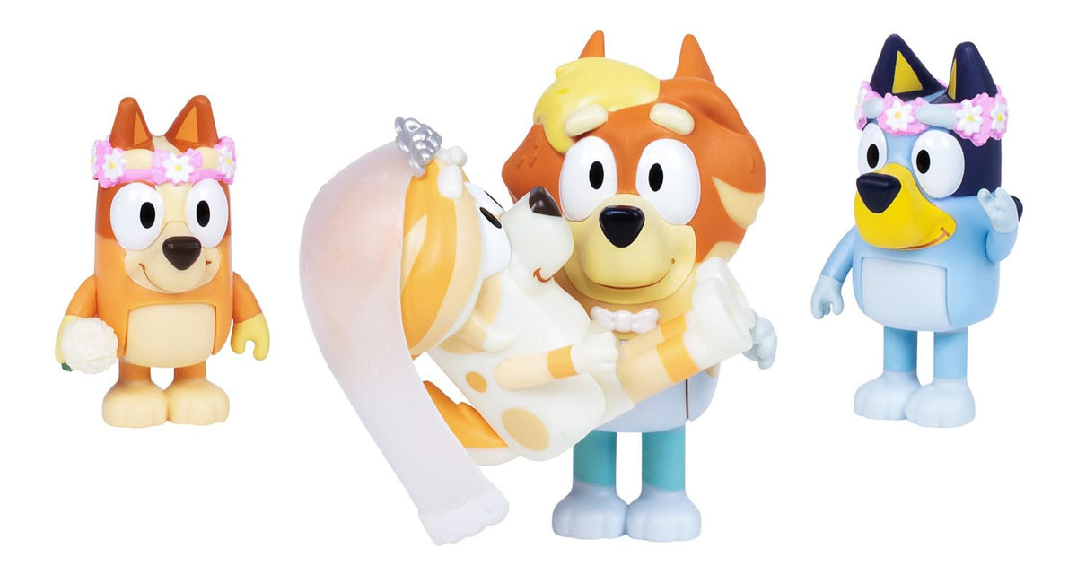 Bluey Bryllup figursæt