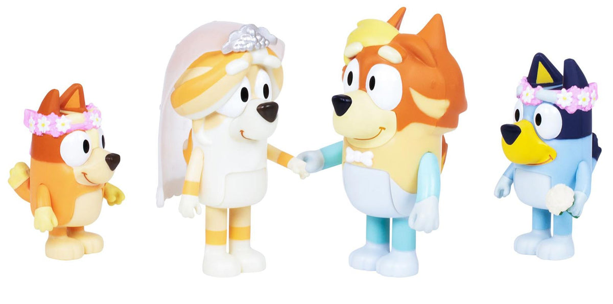 Bluey Bryllup figursæt