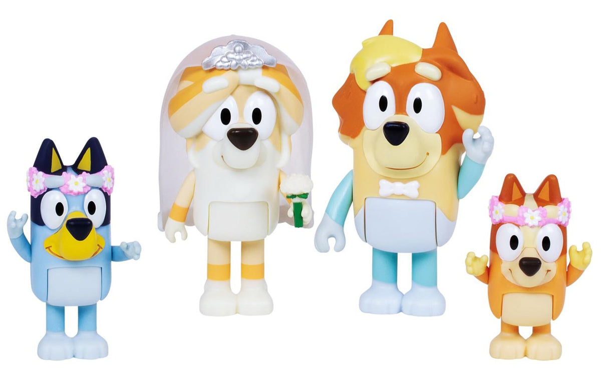 Bluey Bryllup figursæt
