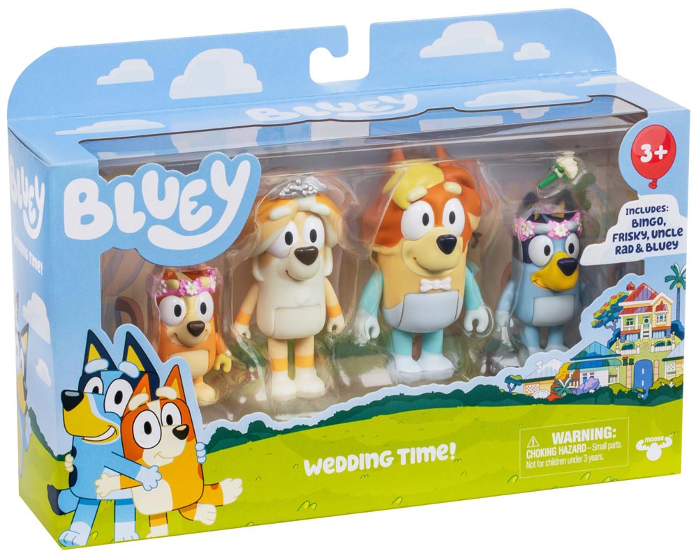 Bluey Bryllup figursæt
