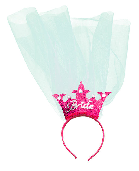 Bride to Be diadem med krone og slør