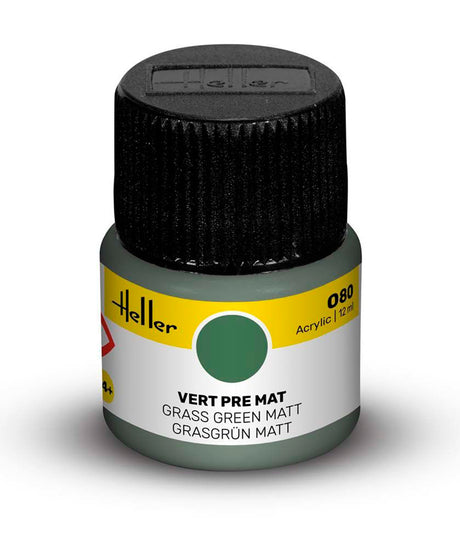 Heller maling 080 - Grass green matt