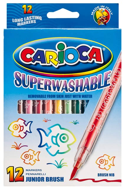 Carioca pensel tusser 12 stk.